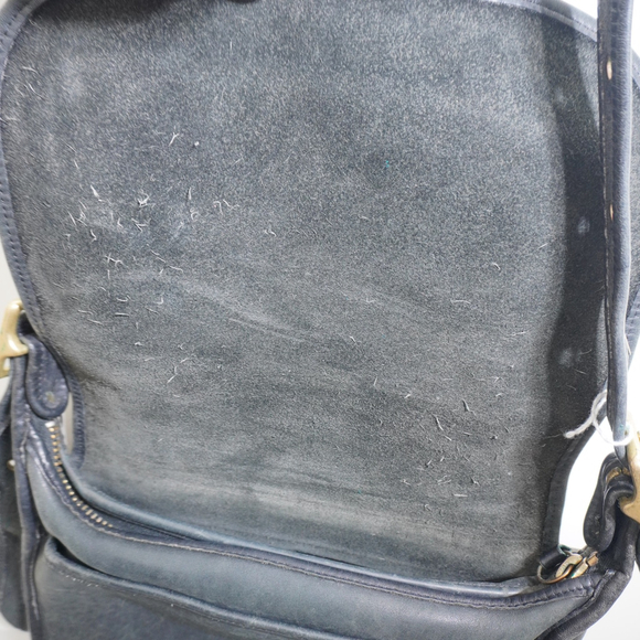 Women's Coach Black Leather Shoulder Bag One Size - Picture 5 of 8